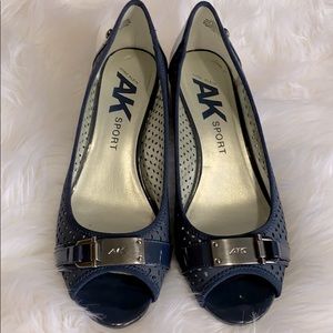 Anne Klein Sport Wedge-Color Navy